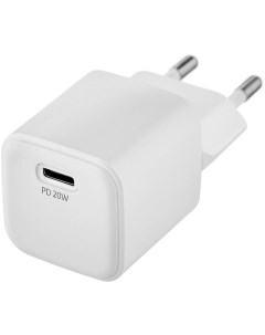 Сетевое зарядное устройство Select Wall charger 20W Type C белое Ubear