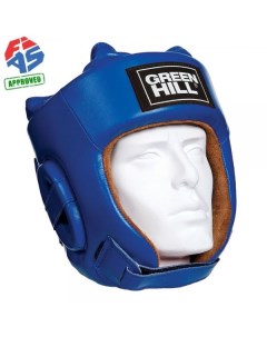 Шлем для боевого самбо Five Star FIAS Approved Синий Green hill