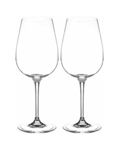 Бокал для вина 580 мл хрустальное стекло 2 шт Cristalline в цветной упаковке WL 888034 2C Wilmax