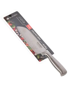 Нож кухонный Ферра сантоку нержавеющая сталь 20 см рукоятка сталь YW A042 SN Daniks