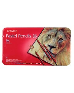 Набор карандашей пастельных Pastel Pencils 36 шт в метал кор Derwent