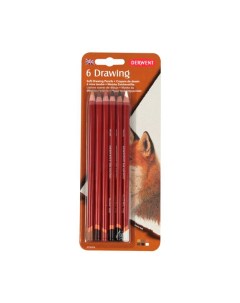 Набор карандашей цветных Drawing 6 цв в блистере Derwent