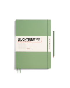 Записная книжка в точку Leuchtturm Master Slim А4 123 стр твердая обложка пастельный зеленый Leuchtturm1917