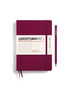 Записная книжка в точку Leuchtturm A5 251 стр твердая обложка винная Leuchtturm1917