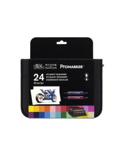 Набор маркеров ProMarker Studen designer 24 цвета в пенале Winsor & newton