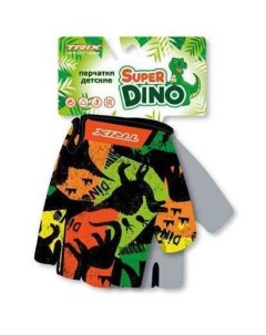 Перчатки nw Super Dino детск 5XS коротк пальцы гелев вставки дышащая лайкра искусств замша антисколь Trix