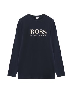 Лонгслив с логотипом бренда Boss
