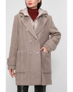Двубортное пальто с шерстью Esprit collection