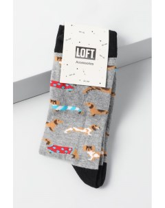Классические носки с принтом Loft
