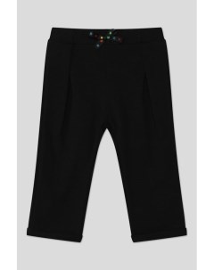Однотонные брюки с защипами Benetton