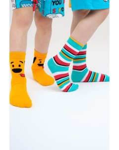Комплект из двух пар трикотажных носков Playtoday