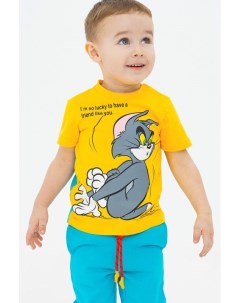Хлопковая футболка с принтом Playtoday