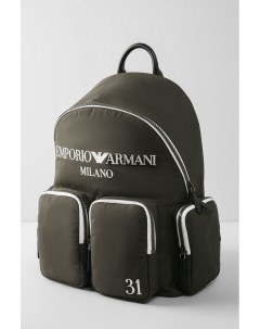 Текстильный рюкзак с логотипом Emporio armani