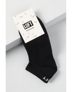Хлоковые носки укороченные с логотипом бренда Loft