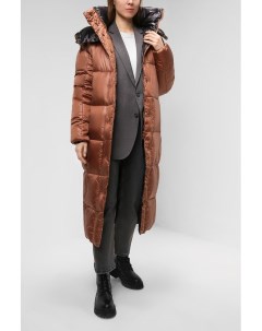 Стеганое пальто с капюшоном Rinascimento