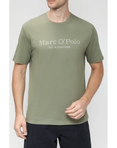 Хлопковая футболка с логотипом Marc o'polo