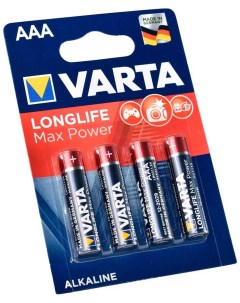 Батарейка LONGLIFE MAX P AАA бл 4 Varta