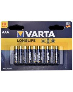 Батарейки LONGLIFE AAA бл 10 Varta