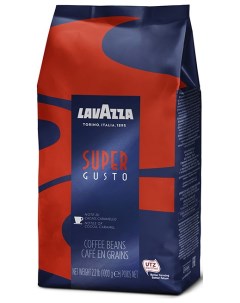 Кофе зерновой Super Gusto UTZ Bag 1кг Lavazza