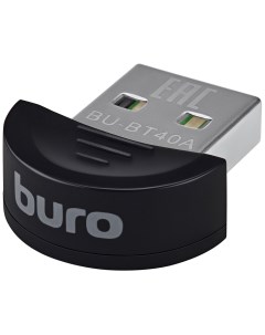 Адаптер USB BU BT40A Bluetooth 4 0 EDR class 1 5 20 м черный Buro