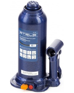 Домкрат гидравлический бутылочный 6 т h подъема 207 404 мм в пласт кейсе 51176 Stels