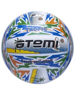 Мяч волейбольный TROPIC резина цветной литой окруж 65 67 Atemi