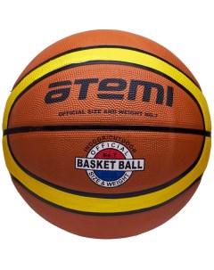 Мяч баскетбольный размер 7 резина 12 панелей BB16 окружность 75 78 см клееный Atemi