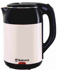 Чайник электрический SA 2168BW 1 8 черный белый Sakura