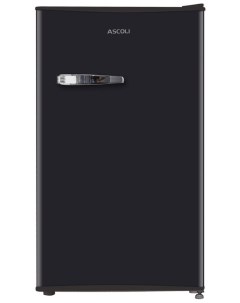 Однокамерный холодильник ADFRB90 ретро черный Ascoli
