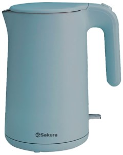 Чайник электрический SA 2169BL Premium 1 5 серо голубой Sakura