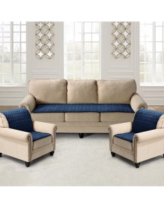 Комплект накидок на диван и два кресла Паркет Karteks