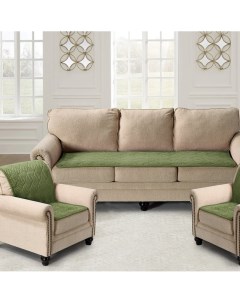 Комплект накидок на диван и два кресла Квадрат Karteks