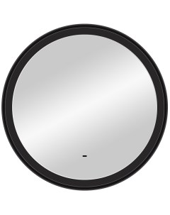Зеркало Planet 70х70 с подсветкой черный Continent