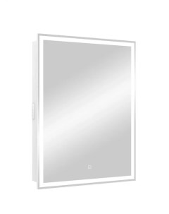 Зеркало шкаф Allure 60х80 R с подсветкой белый Continent