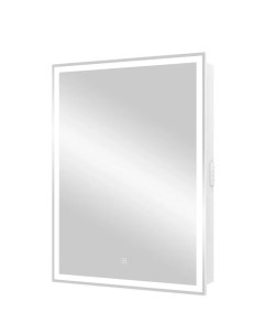 Зеркало шкаф Allure 55х80 R с подсветкой белый Continent