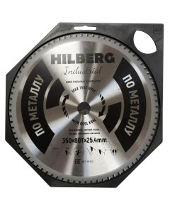 Диск пильный по металлу Industrial 350x25 4мм 80Т HF350 Hilberg