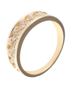 Кольцо с бриллиантами из желтого золота Джей ви