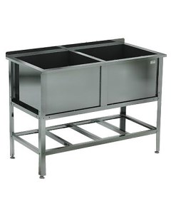 Ванна моечная сварная с бортом ВМСБ/2-154/80 Кобор