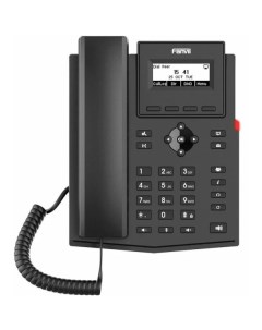 Телефон IP Fanvil X301G Черный