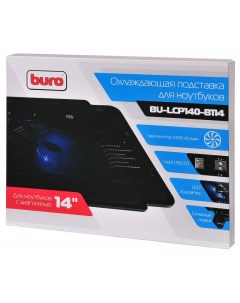 Подставка для ноутбука Buro BU LCP140 B114 14 Черная