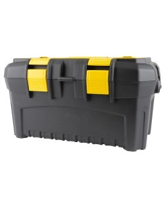 Ящик для инструментов и приборов САТУРН 19 5 размер 490х290х270 мм металлический замок желтая крышка Blocker