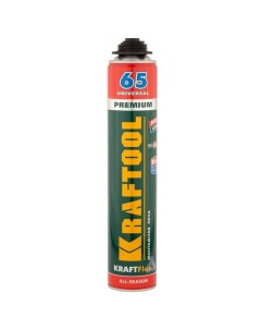 Монтажная полиуретановая пена Kraftflex Premium Pro 65 850 мл Kraftool