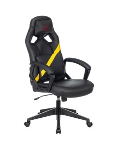 Компьютерное кресло DRIVER черный желтый Zombie