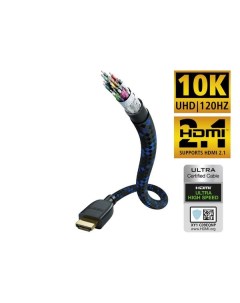 Кабель HDMI Inakustik Premium HDMI 2 1 3 m