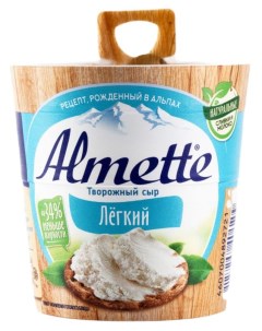 Сыр творожный легкий 53 БЗМЖ 150 г Almette