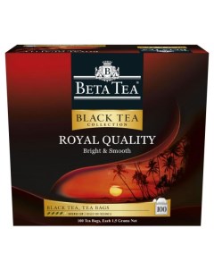 Чай черный Королевское Качество в пакетиках 100х1 5 г Beta tea