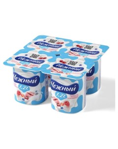 Йогуртный продукт со вкусом ягодное мороженое 1 2 БЗМЖ 100 г Нежный