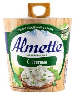 Сыр творожный с зеленью 60 БЗМЖ 150 г Almette