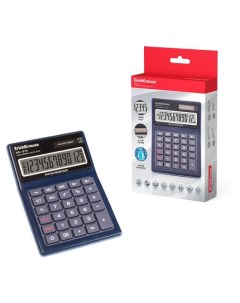 Калькулятор бухгалтерский настольный 12 разрядов водонепроницаемый WC 612 Erich krause