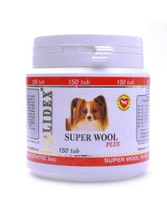 Витамины для собак для шерсти кожи когтей и профилактика дерматитов 150 таб 120 г Polidex